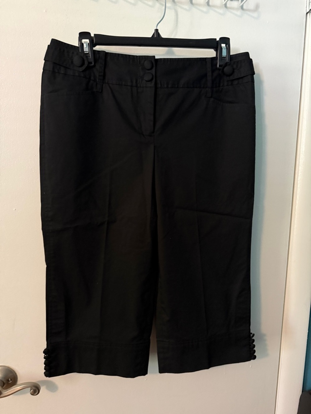 Loft Women's Black Cropped Dress Pants